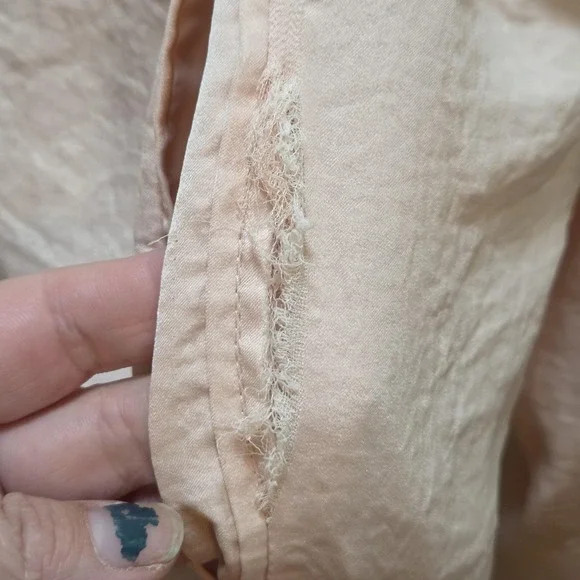 Jules & Leopold Jacket Womens Large Pink Satin Bomber Full Zip Pockets - Picture 4 of 8